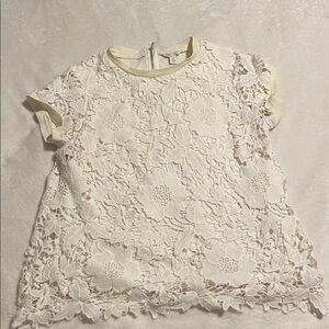 Cato Ivory Lace Blouse